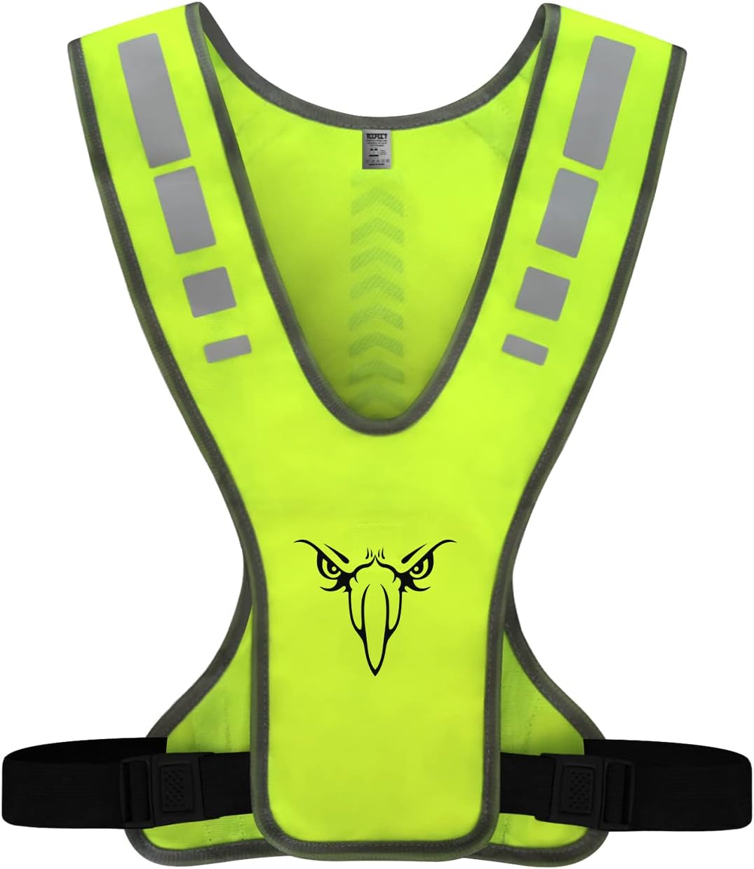 TCCFCCT Reflective Running Vest, High Visibility Running Gear with Large Pocket