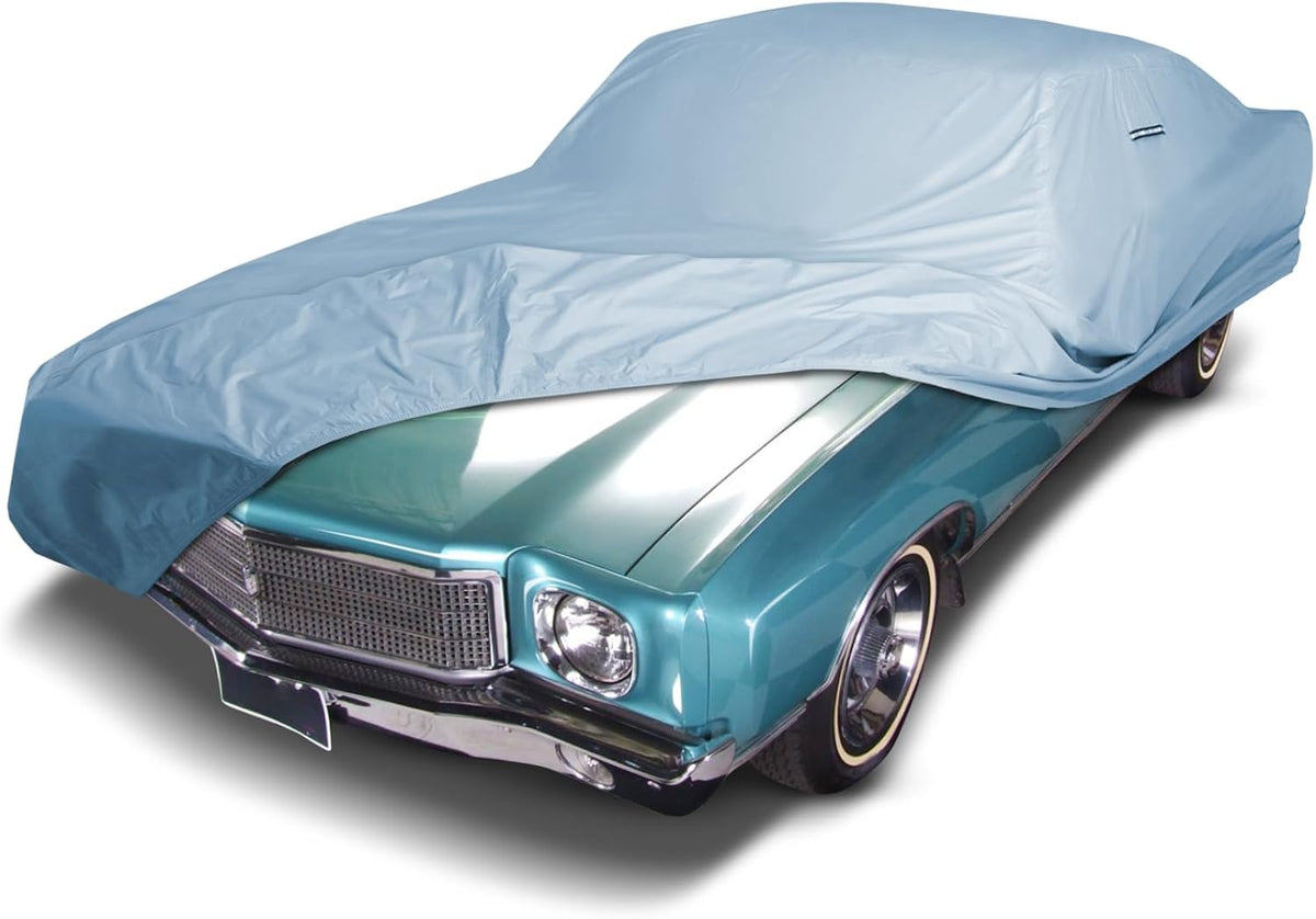 iCarCover Premium Car Cover for 1970-1972 Chevy Monte Carlo Heavy Duty Waterproof All-Weather Automobiles Custom Fit Indoor Outdoor UV Snow Protection Covers with Straps and Bag - Colors A