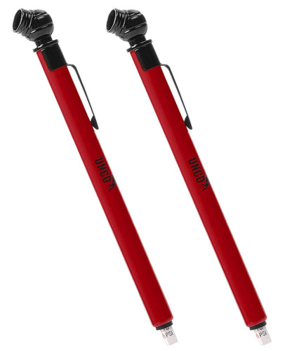UNCO Pencil Tire Gauge, 2 Pack, 10-75 PSI, Car Tire Air Gauge