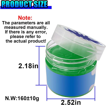 Car Cleaning Gel, No-Scratch Automotive Dust Cleaning Putty, Car Interior Cleaner Slime with Adsorption Capacity, Universal Vehicle Detailing Supplies for Most Cars (Blue)