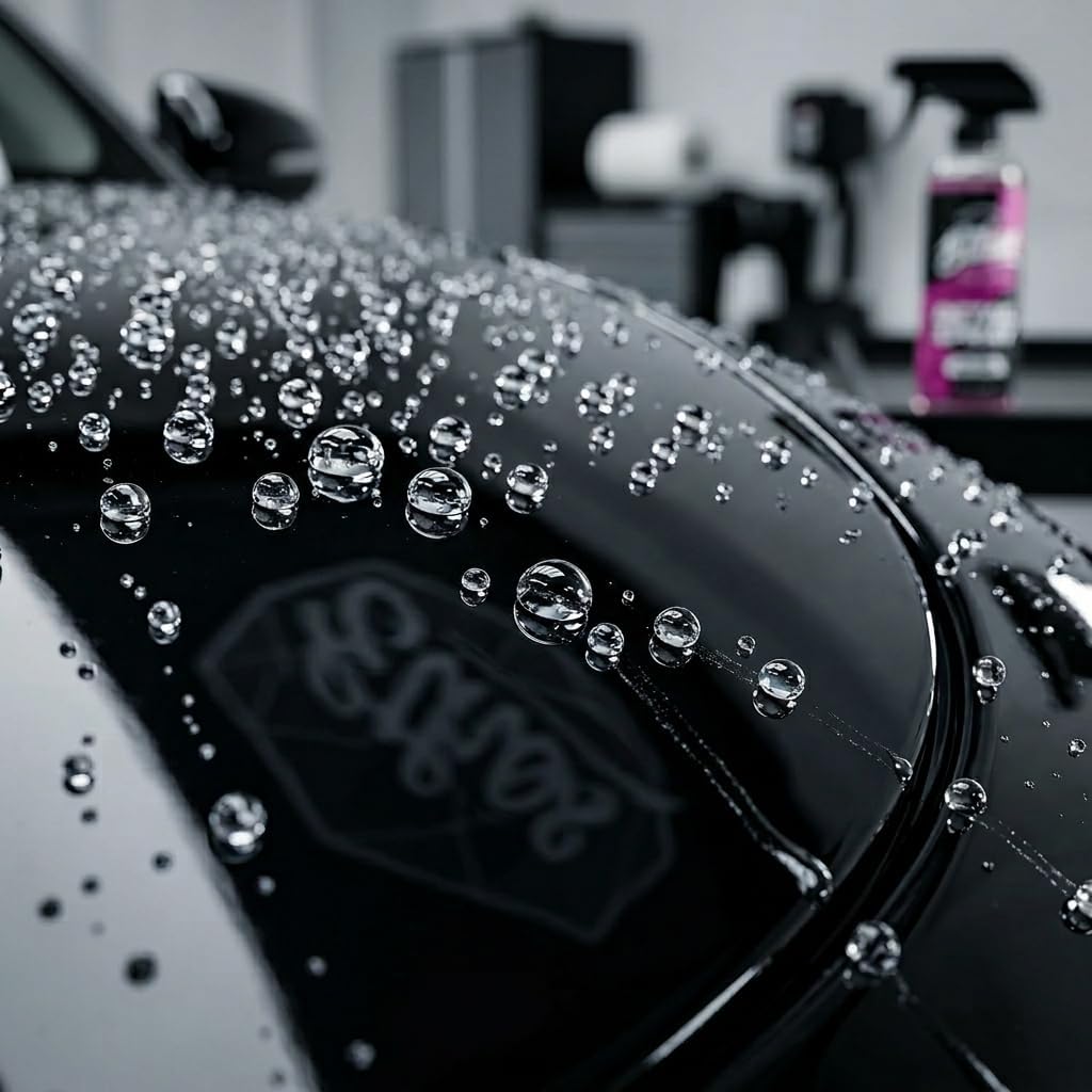Ethos Car Detail Spray - The Ultimate Quick Car Detailer for Car Shine & Protection - Enhances Gloss, Slickness & Hydrophobic Properties - Detailing Spray - Safe for Paint, Glass & Chrome