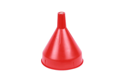 WirthCo 32002 Red Safety Funnel with Screen/Strainer Funnel for Oil, Fuel, Gas, and Automotive Large 2 Quart Capacity
