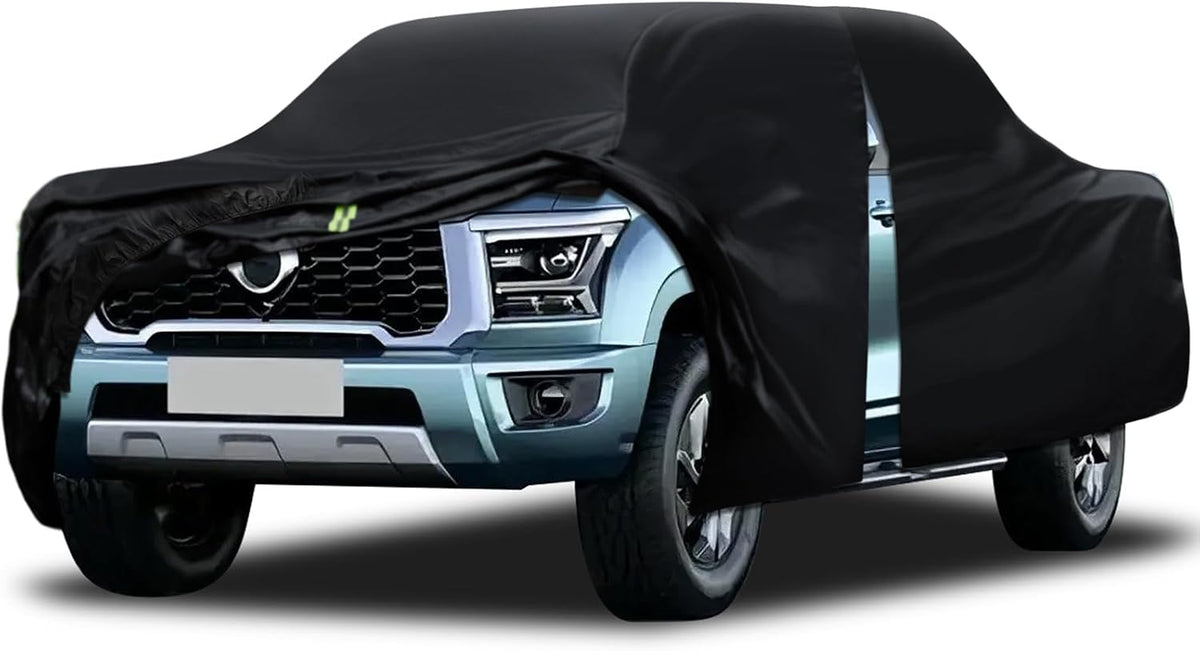 6 Layers Car Cover Waterproof All Weather for Automobiles, Size A3 with Zipper Cotton Fit for Toyota Camry, Honda Accord, Ford Mustang, Chevy Camaro/Malibu,Kia Optima/K5 (187-198 inch)
