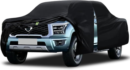 6 Layers Car Cover Waterproof All Weather for Automobiles, Size A3 with Zipper Cotton Fit for Toyota Camry, Honda Accord, Ford Mustang, Chevy Camaro/Malibu,Kia Optima/K5 (187-198 inch)