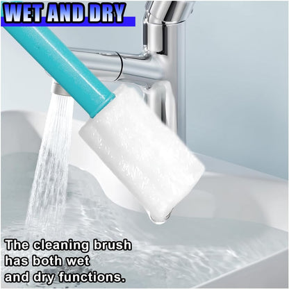 Cleaning Swab Sticks, Small Cleaning Sponge Tip for Tight Spaces, Disposable Crevice Cleaning Brush Kit, Universal Automotive Detailing Tools Accessories for SUV, Sedan, Truck (50PCS)