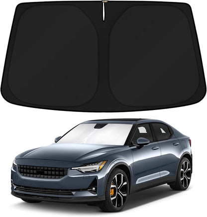 KUST Windshield Sun Shade for Toyota RAV4 2019-2022 2023 2024 2025 2026 Window Accessories Shade Sun Visor Cover Foldable Block UV Rays - Colors D