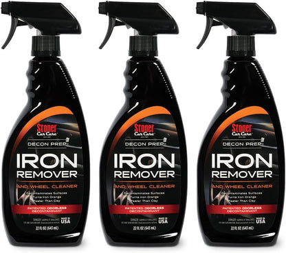 Stoner Car Care 92104 Iron Remover & Wheel Cleaner – Odorless Iron Fallout & Brake Dust Remover for Paint, Wheels & Glass – pH Balanced Rust Decontaminant with Color Indicator – 22 fl oz