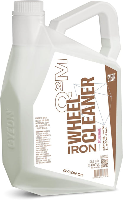 GYEON Iron Wheel Cleaner Redefined – Acid-Free Gel Formula for Brake Dust & Iron Removal – Safe on All Wheel Finishes and Rim Types – Professional Grade Wheel Cleaning Spray