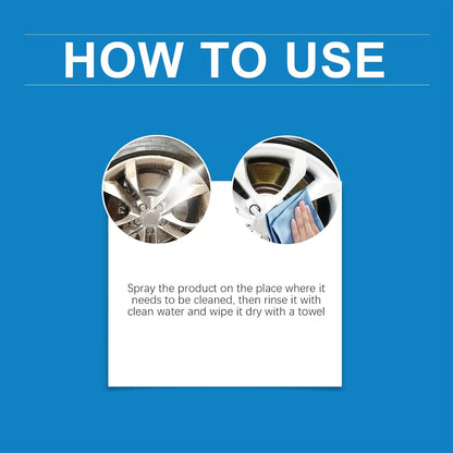 Automotive Rust Remover Spray, 100 Ml Iron Powder Remover, Removedor De Oxido para Carros, Iron Remover Car Detailing (1pcs)