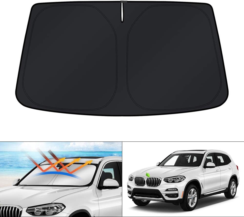 KUST Windshield Sun Shade for Toyota RAV4 2019-2022 2023 2024 2025 2026 Window Accessories Shade Sun Visor Cover Foldable Block UV Rays - Colors D