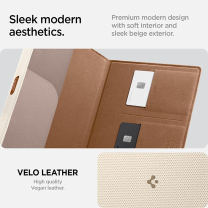 Spigen Hyper-Slim Car Registration and Insurance Card Holder for All Cars [Tesla Model Y Juniper (2025/26) & 3/Y/S/X/Cybertruck] Store Card Keys, ID License Holder, Essential Documents - Black