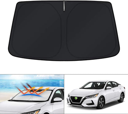 KUST Windshield Sun Shade for Toyota RAV4 2019-2022 2023 2024 2025 2026 Window Accessories Shade Sun Visor Cover Foldable Block UV Rays - Colors C