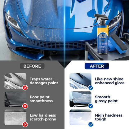 Quick Effect Car Coating Spray, Waterless Wash & Polish, Car Coating Spray for Shine & Protection, Quick Acting Paint Protection and Glass Cleaner (2pcs)