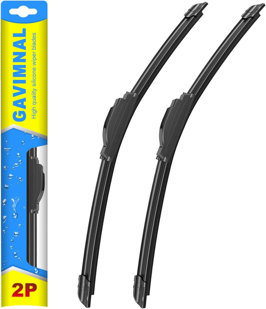 Gavimnal® 28"+17" Silicone Wiper Blades Replacement For Nissan Altima 2007-2015,Maxima 2009-2014,All-Season Front Windshield Wiper Blades(Set of 2)
