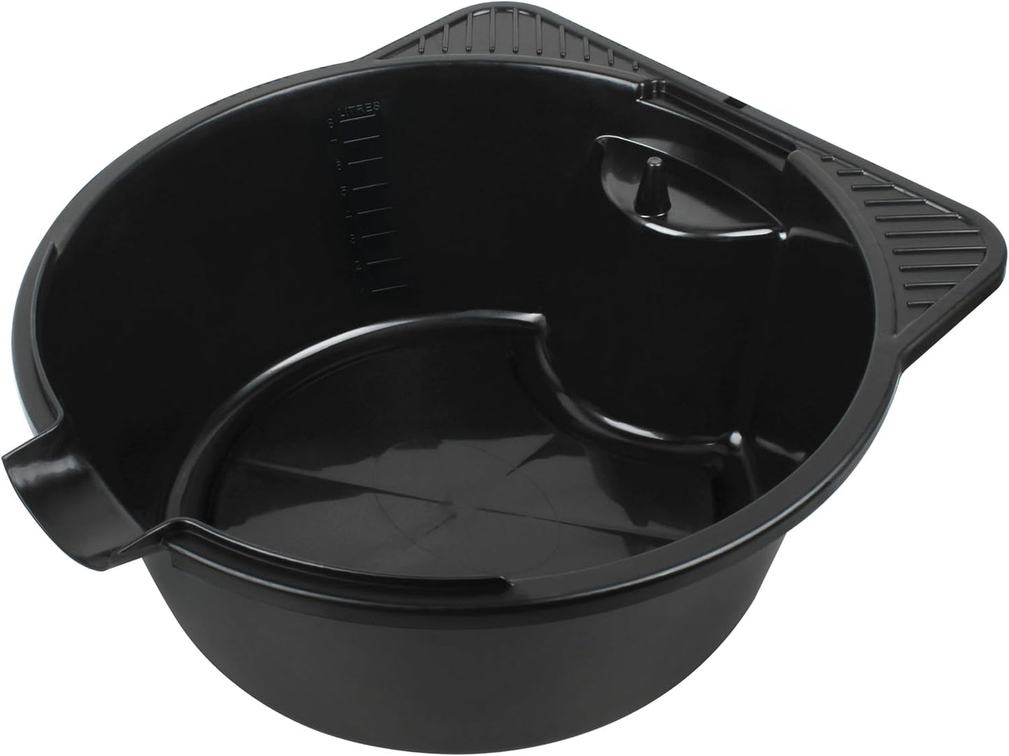 2 Gallon (8L) Portable Oil Drain Pan, Heavy-Duty Motor Oil Drip Catcher Pan for Automotive, Lawn Mower, ATV Oil Change （1 Pcs）