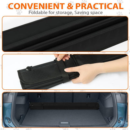 Flintronic Large Rear Bumper Protector for Cars, 38 x 25 Inch Foldable Car Rear Bumper Protector Guard, Universal Bumper Protector, Prevents Scratches During SUV, Truck, Van Loading and Unloading