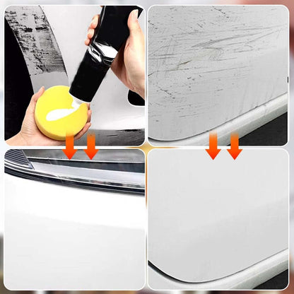 2026 New Upgrade Car Scratch Removal Wax, Scratch Remover for Vehicles with Wipe and Sponge, Car Polishing Wax Scratchs Remover, Cars Paint Scratchs Repair Kit for Deep Scratches (1 Set)