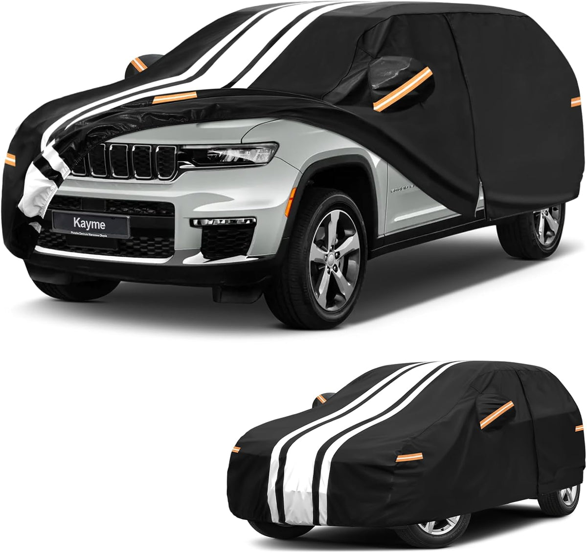 Kayme Heavy Duty Car Cover Custom Fit for BMW 3 Series 320i 325i 328i 330i 335i (1982-2026), Outdoor Full Exterior Cover with Tape and Towel, Rain Snow Sun UV Protection. - Colors A
