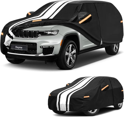 Kayme Heavy Duty Car Cover Custom Fit for BMW 3 Series 320i 325i 328i 330i 335i (1982-2026), Outdoor Full Exterior Cover with Tape and Towel, Rain Snow Sun UV Protection. - Colors A