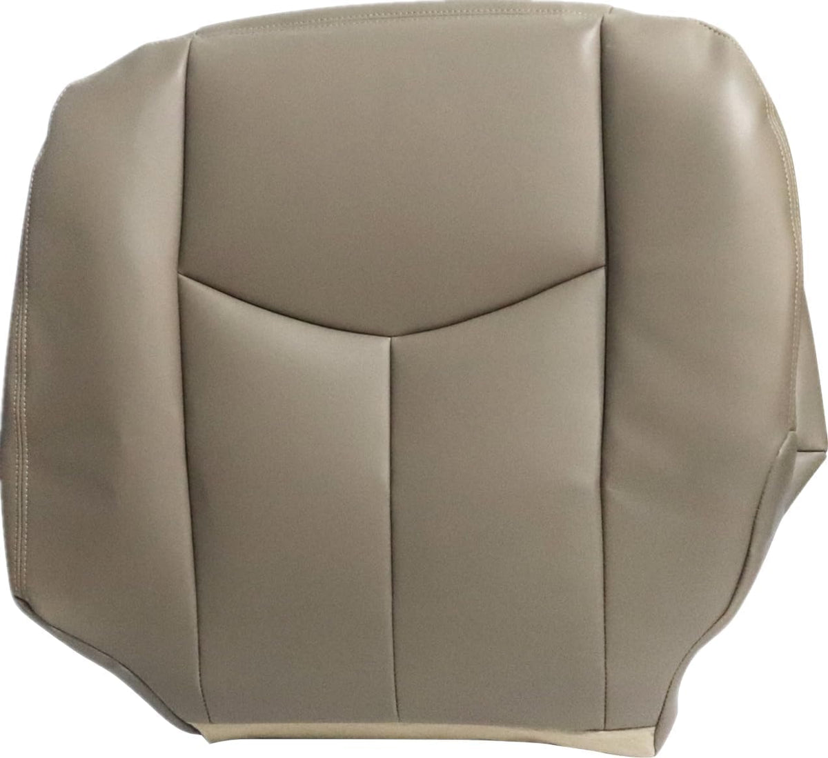 NLQR #522 Light Tan Front Driver Bottom Replacement Seat Cover Microfiber Leather Compatible with Chevy Avalanche Tahoe Suburban GMC Yukon XL 2003 2004 2005 2006