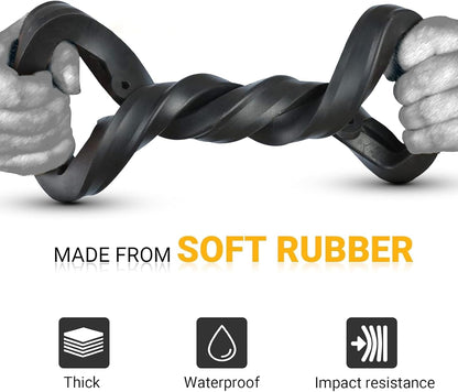 AR-PRO Ultimate License Plate Bumper Guard Screws Included - 2.3" Thick Rubber License Plate Mount Protects Bumper from Scratches and Dents - Universal Fit for Cars, Trucks, SUVs, and Vans