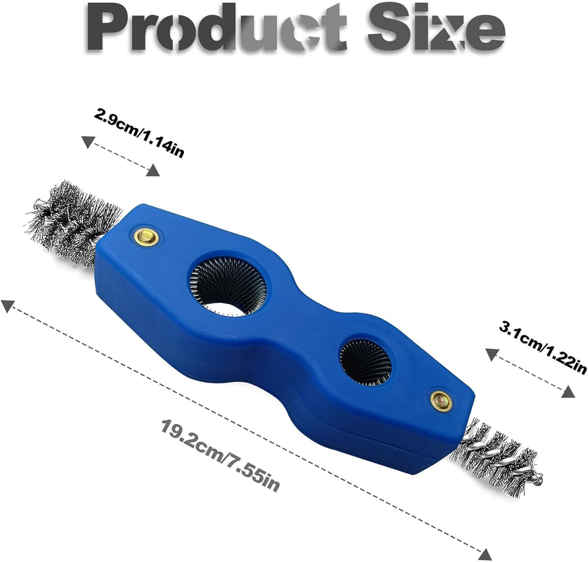 4 in 1 Car Battery Cleaning Brush,Anti-Corrosion Battery Terminals,Copper Pipes Cleaner Brush Tool,Universal for Automotive and Marine for Plumbing Installation Soldering Brazing
