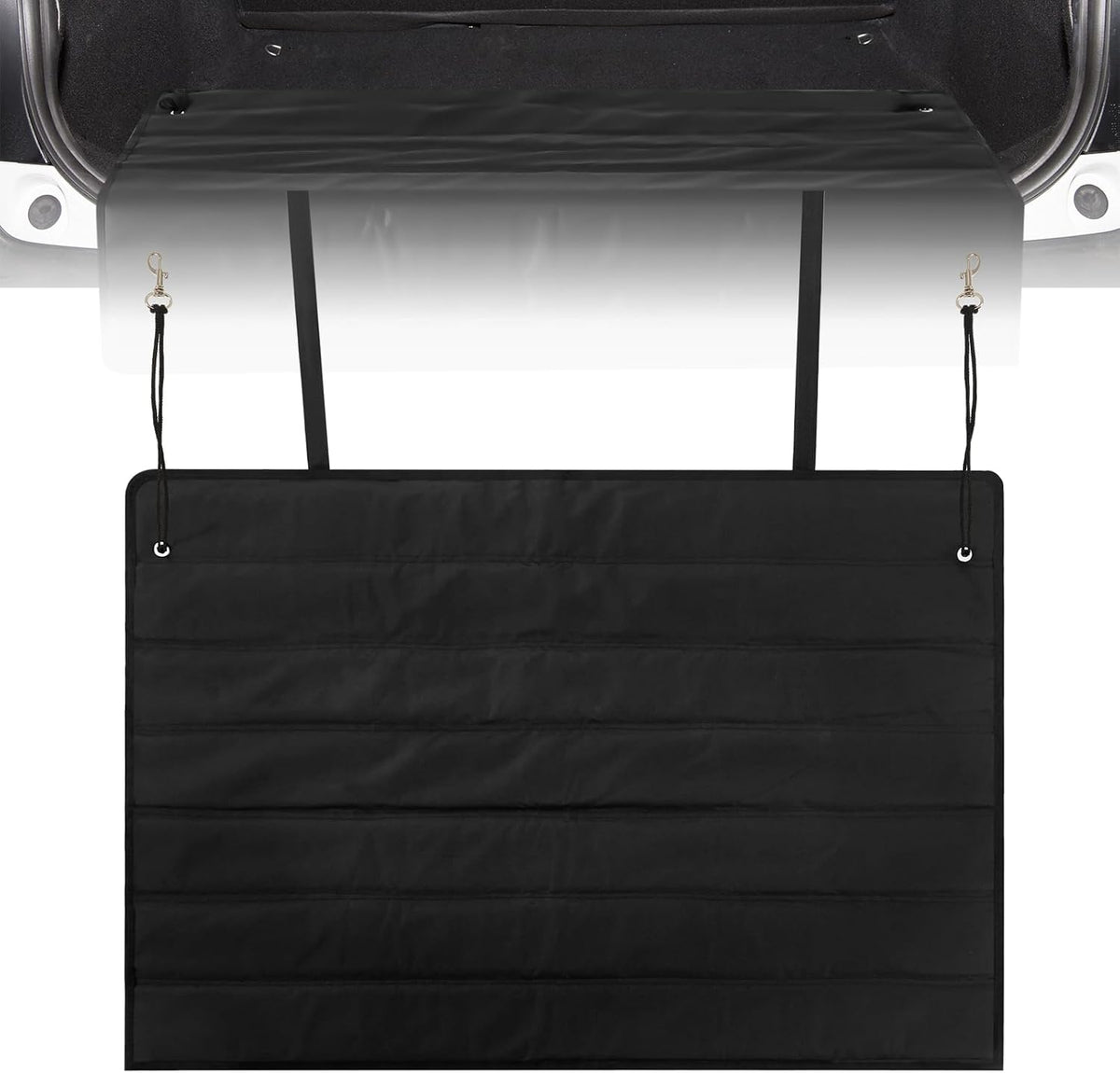 Tinideya Large Rear Bumper Protector for Cars 41 x 25 Inch Bumper Guard Foldable Protective Mat Dog Blanket Cargo Liner Preventing Scratches While Unloading and Loading for SUV Van Truck Vehicle