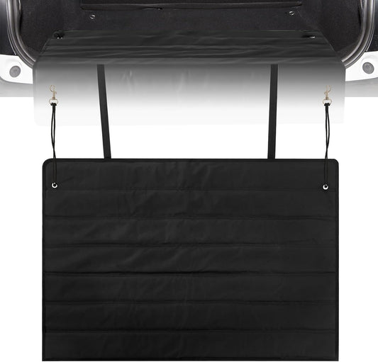 Tinideya Large Rear Bumper Protector for Cars 41 x 25 Inch Bumper Guard Foldable Protective Mat Dog Blanket Cargo Liner Preventing Scratches While Unloading and Loading for SUV Van Truck Vehicle