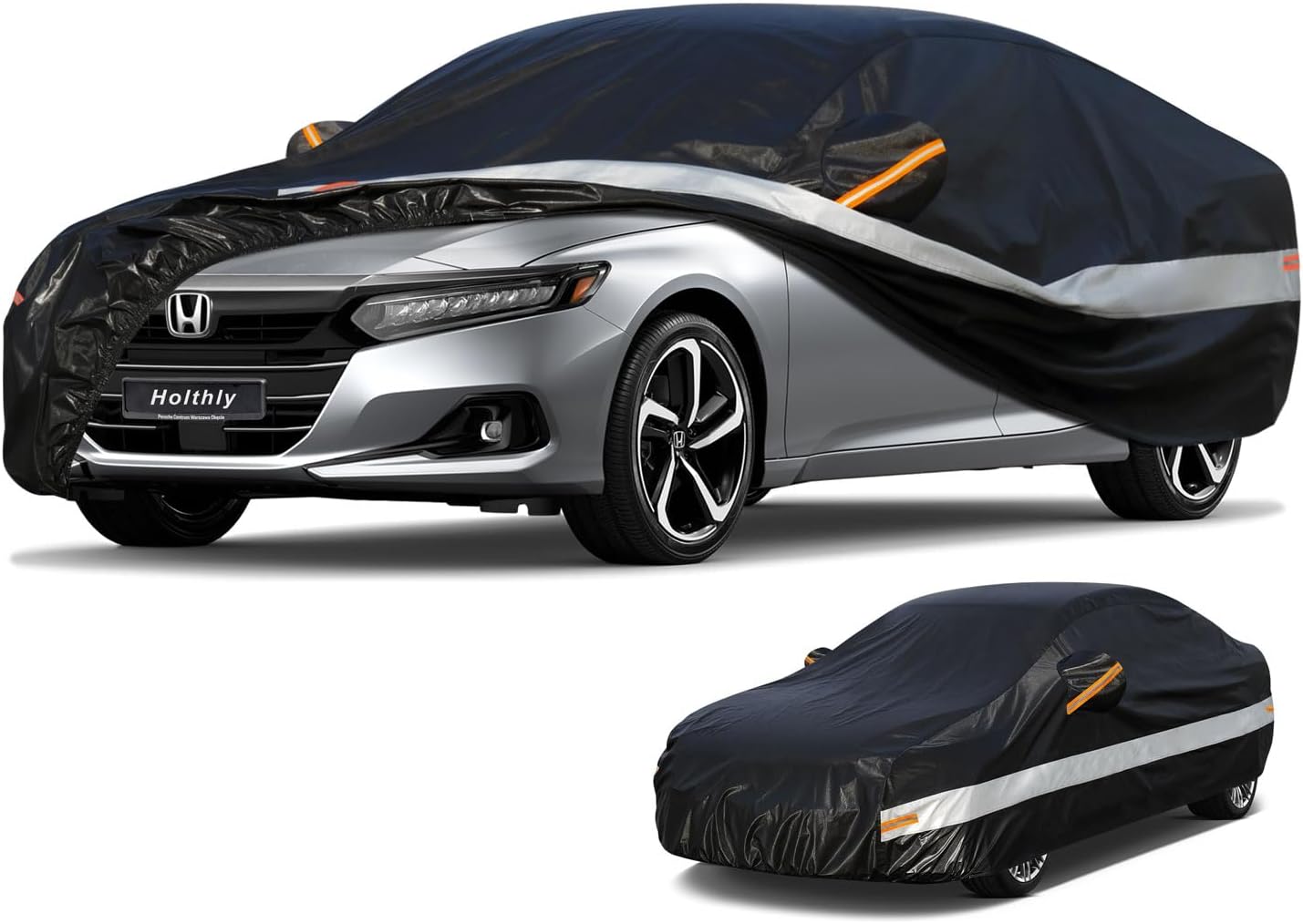 10 Layers Car Cover Custom Fit for Mercedes Benz C Class C250 C300 C43 C63 (1993-2026), Waterproof All Weather for Automobiles, Outdoor Full Cover Sun Dust Rain Protection with Cotton. Black - Colors C