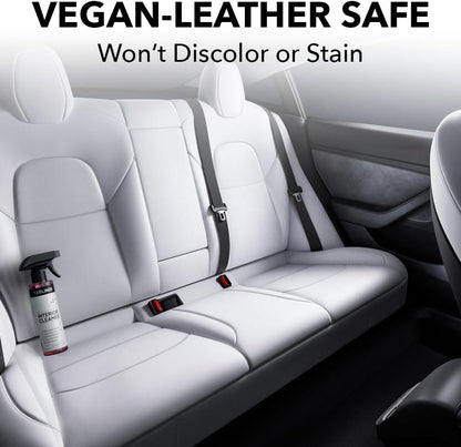 Tesla Seat Cleaner & Stain Remover, Interior Cleaner for Black & White Vegan Leather, Interior Cleaning Products | Tesla Model Y Juniper Accessories 2026, Tesla Model 3 Accessories, S, X, Cybertruck