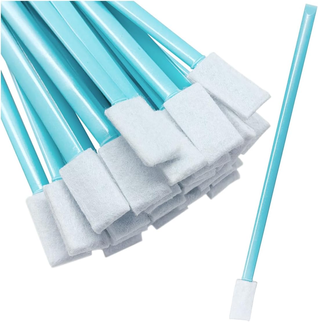 Cleaning Swab Sticks, Small Cleaning Sponge Tip for Tight Spaces, Disposable Crevice Cleaning Brush Kit, Universal Automotive Detailing Tools Accessories for SUV, Sedan, Truck (50PCS)