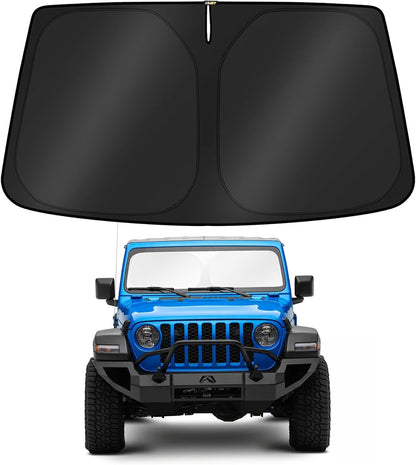 KUST Windshield Sun Shade for Toyota RAV4 2019-2022 2023 2024 2025 2026 Window Accessories Shade Sun Visor Cover Foldable Block UV Rays - Colors F