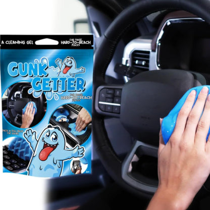 Car Cleaning Gel 12 Pack for Those Hard to Reach Places, Automotive Cup Holder Electronic Keyboard Office, Slime Gel Cleaner Dust Crumb Removal (Resealable Pouch, Blue, 3oz) 12 Pack