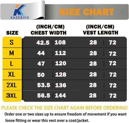 Hi Vis Reflective Safety Vest for Men Women with Chest Pocket Mesh High Visibility Class 2 Construction Vest,Meets ANSI/ISEA Standard(KZ179-Yellow-L)