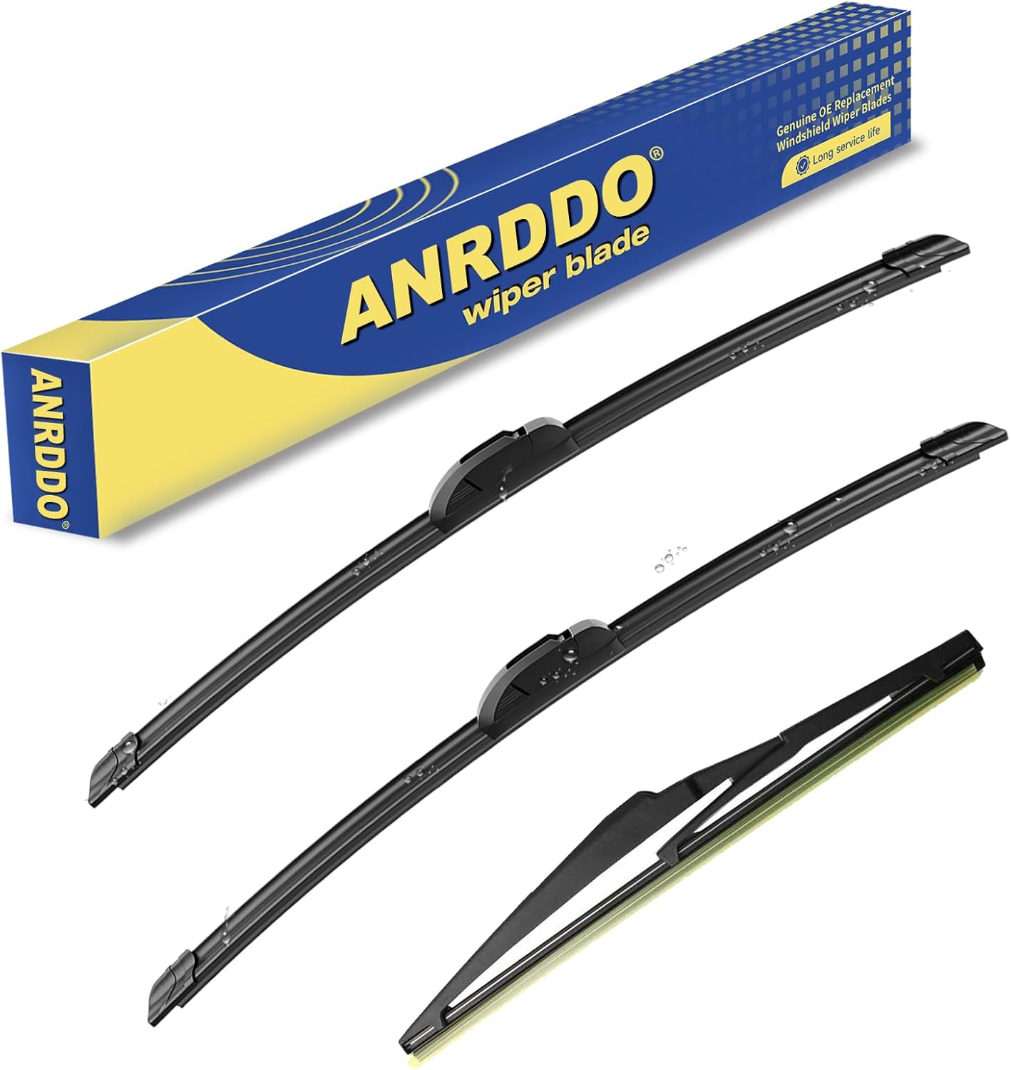 3 Wipers Factory Replacement For Subaru Outback 2020-2022 2023 2024 Original Equipment Replacement Windshield Wiper Blades Set 26"+18"+16" (Set of 3) Top Lock - Colors A