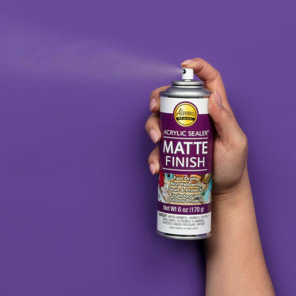 Aleene's 26412 Spray Gloss Finish, 6 Oz Acrylic Sealer, Original Version, Clear - Gloss