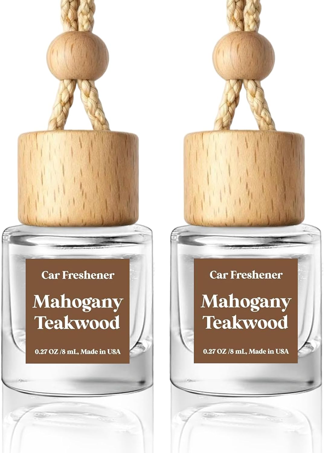HoogaLife Car Air Freshener Diffuser 2 Pack Hanging Air Freshener Diffuser - Vanilla Cream Fragrance Oil Air D iffuser for Car, 45+ days Long Lasting Fragrance Made in USA C ar Air Fresheners (V54)
