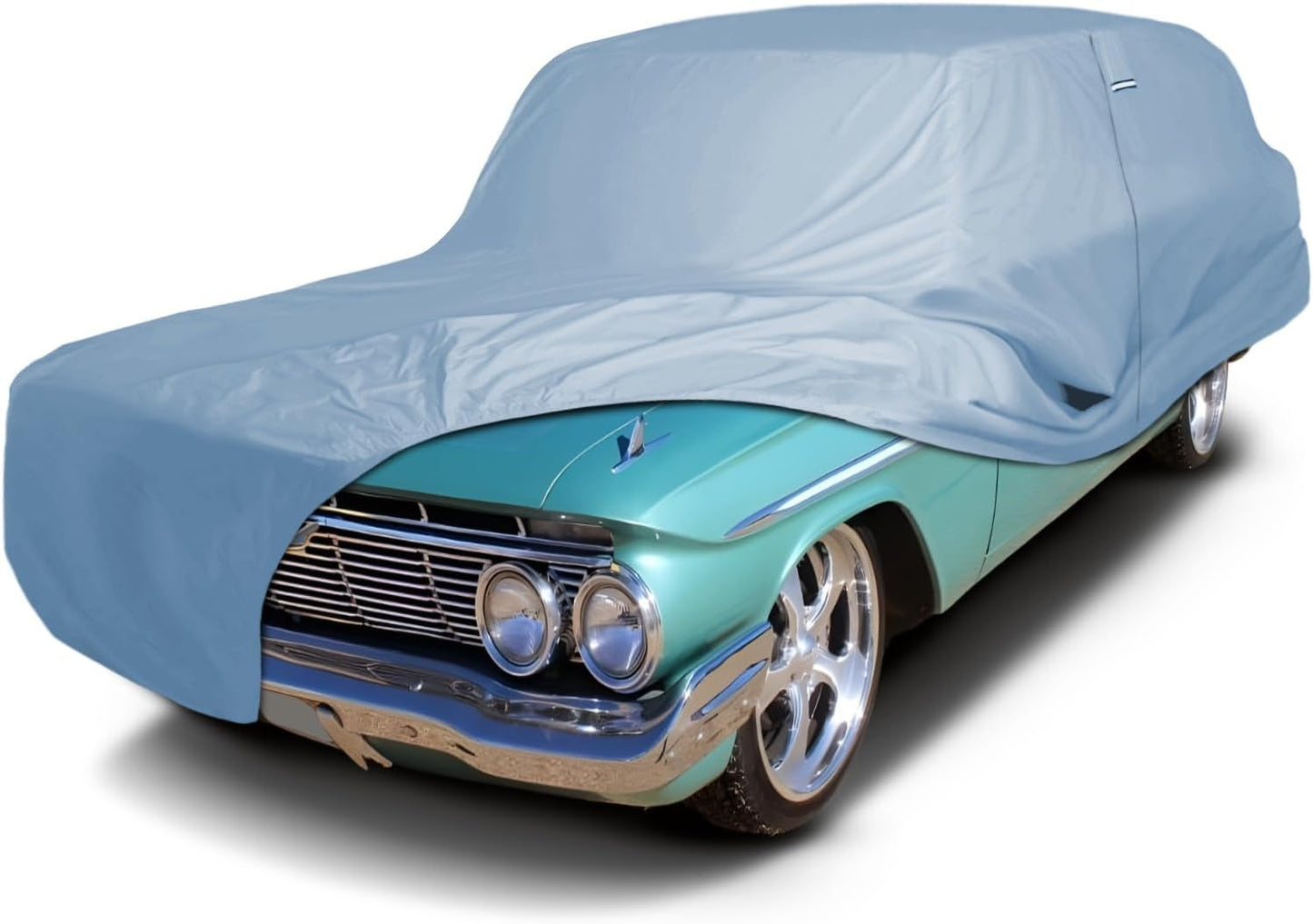iCarCover Premium Car Cover for 1970-1972 Chevy Monte Carlo Heavy Duty Waterproof All-Weather Automobiles Custom Fit Indoor Outdoor UV Snow Protection Covers with Straps and Bag - Colors C