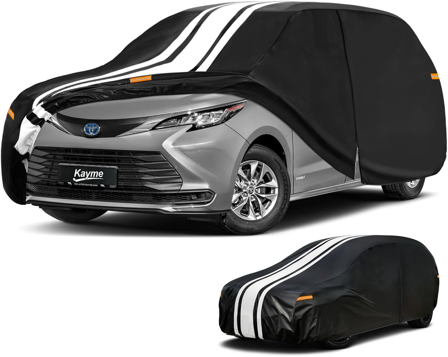 Kayme Heavy Duty Car Cover Custom Fit for BMW 3 Series 320i 325i 328i 330i 335i (1982-2026), Outdoor Full Exterior Cover with Tape and Towel, Rain Snow Sun UV Protection. - Colors B