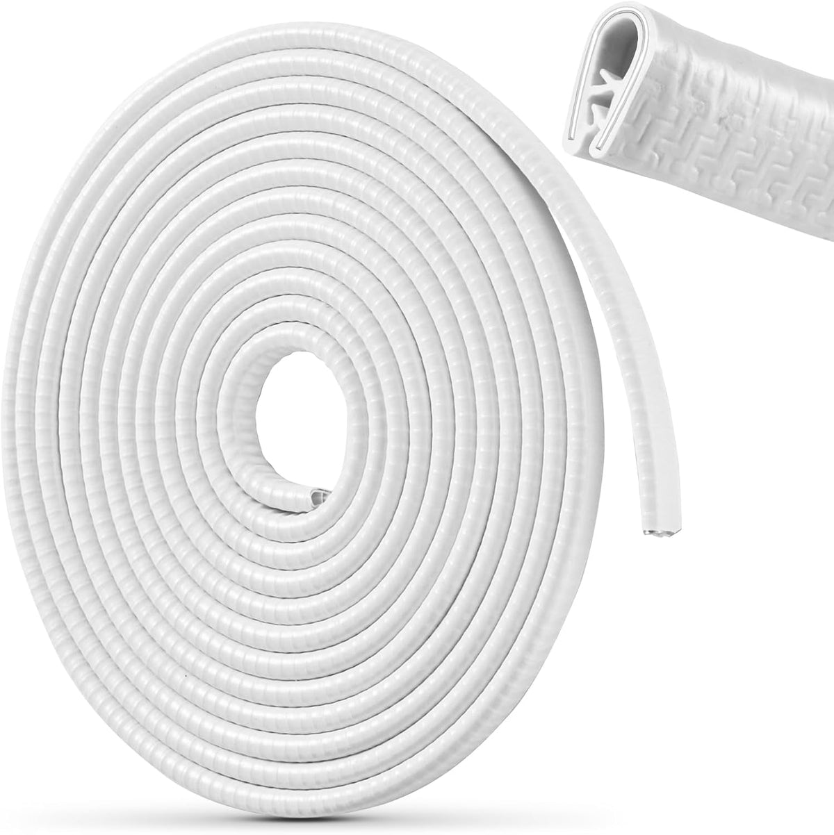 Car Door Edge Guards 16Ft(5M) Automotive Door Entry Guard U Shape Car Door Trim Protector for Most Car