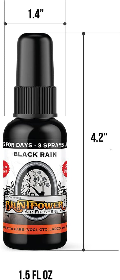 BluntPower (Baby Powder, 1 Pack) Concentrated Air Freshener Spray - Oil-Based Room Diffuser Spray - Long-Lasting Bathroom Scent, Car Freshener & Odor Eliminator - Colors B