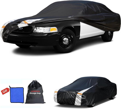 Large SUV Car Cover for Chevy Suburban 100% Waterproof All Weather, Heavy Duty Outdoor Full Exterior Covers Rain Sun Wind UV Protection. - Colors C