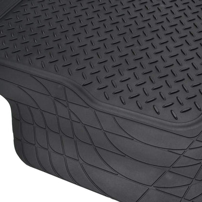 Heavy Duty Cargo Liner Floor Mat-All Weather Trunk Protection, Trimmable to Fit & Durable HD Rubber Protection for Car SUV Sedan Auto