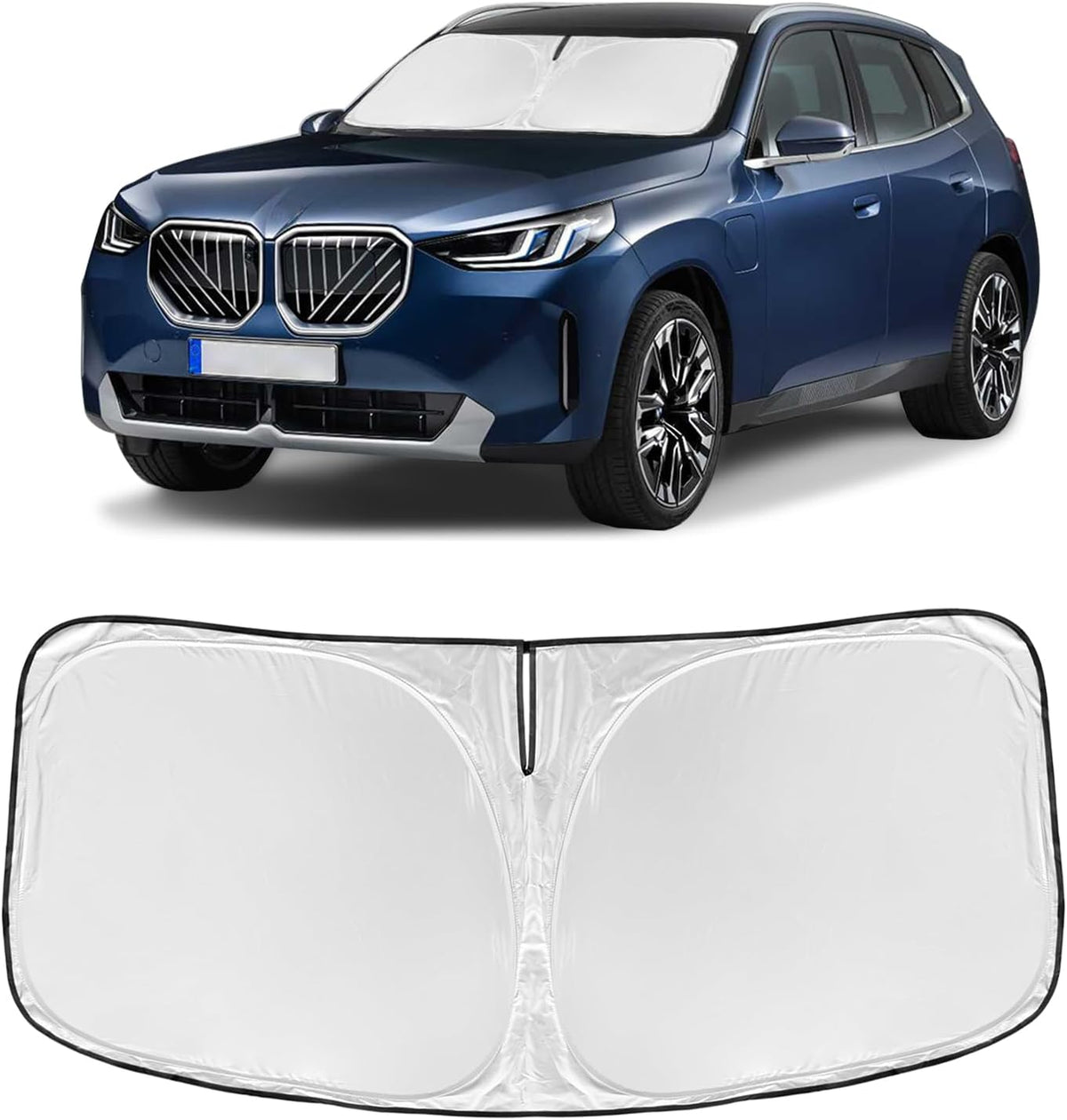 for Toyota Tacoma 2016-2023 2024 2025 2026 Sun Shade Sunshade Windshield Cover - 4 Layers Front Window Shade Custom Fit Tacoma 2Dr 4Dr Pickup Sun Visor 240T Shade Blocks UV Rays Car Accessories - Colors D