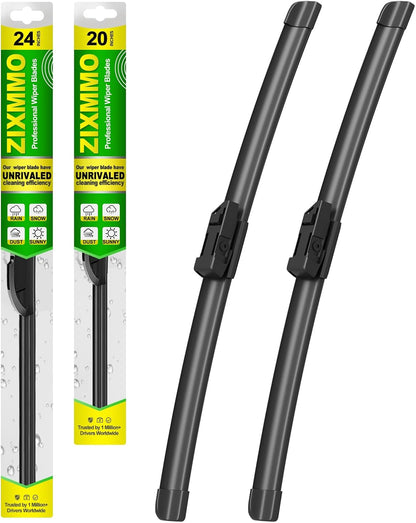 QUALITY 26in + 18in Premium All-Season Windshield Wiper Blades for Original Equipment Replacement(Set of 2) - Colors B