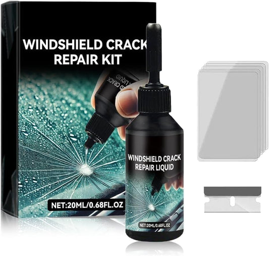 Windshield Chip Repair Kit,1PC 2026 Upgrade Glass Cracks Gone Repair Kit,Premium Glass Repair Liquid Windshield Repair Kit for Chips and Cracks,Cracks Gone Glass Repair Kit for Chips Cracks