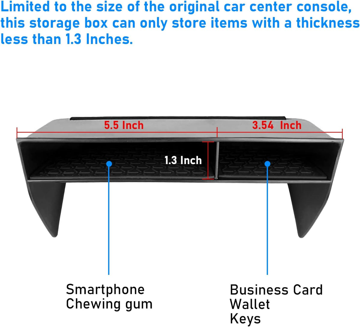 Jaronx Center Console Organizer Compatible with Toyota RAV4 2025 2024 2023 2022 2021 2020 2019, Center Console Glove Box Divider Storage Glove Box Organizer Tray
