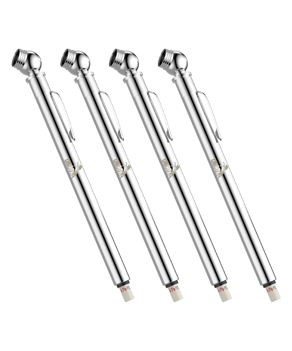 UNCO Pencil Tire Gauge, 2 Pack, 10-75 PSI, Car Tire Air Gauge