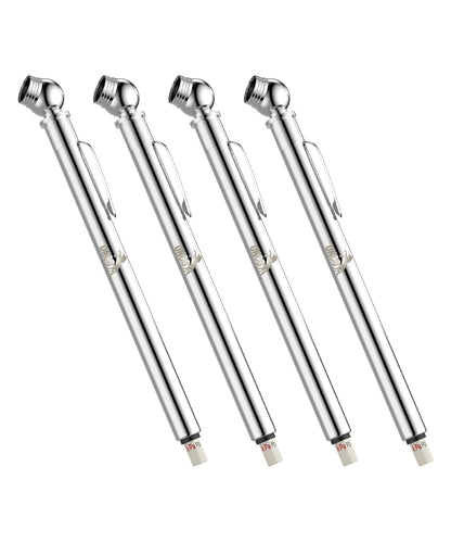 UNCO Pencil Tire Gauge, 2 Pack, 10-75 PSI, Car Tire Air Gauge
