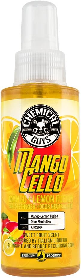 Chemical Guys AIR22616 Air Freshener & Odor Neutralizer (Mangocello Mango Lemon Fusion), 16 fl. oz